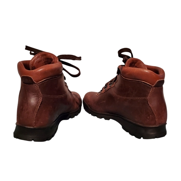 VTG Vasque Skywalk Cowhide Lace-Up Hiking Boots Women's Size 7M, Made In Italy - Picture 9 of 14